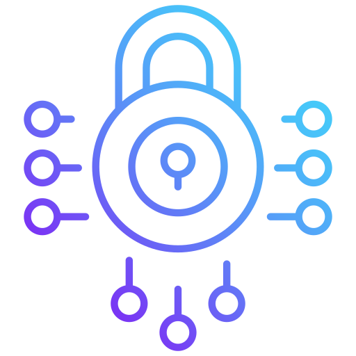 Cyber security Generic Gradient icon