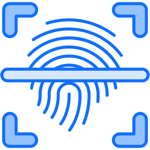 huella dactilar icono gratis