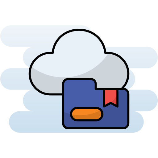 datos en la nube icono gratis