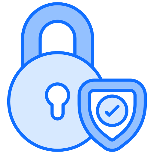 Padlock Generic Blue icon