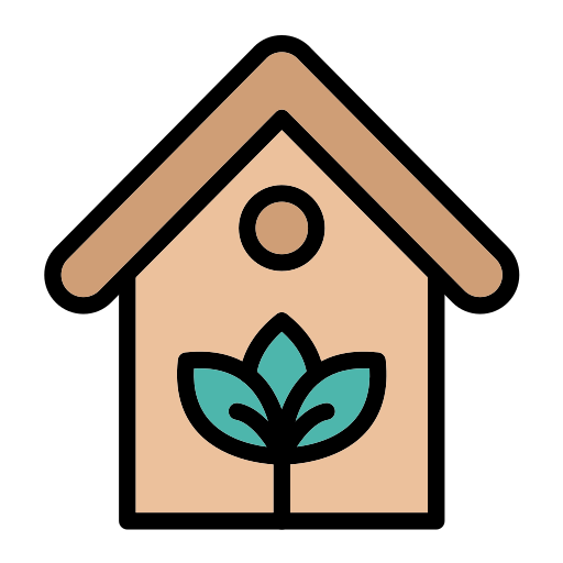 casa ecológica icono gratis