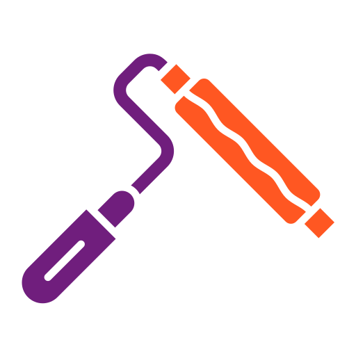 페인트 롤러 무료 아이콘