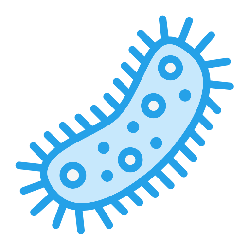 Bacteria Generic Blue icon