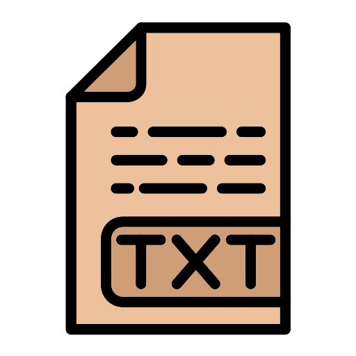 archivo txt icono gratis