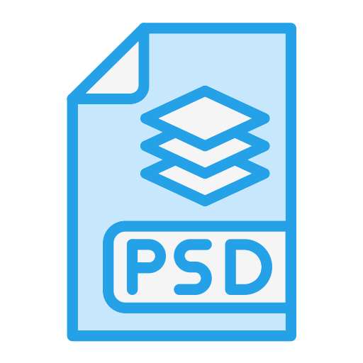 archivo psd icono gratis