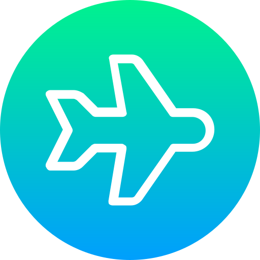 Airplane Generic Flat Gradient icon