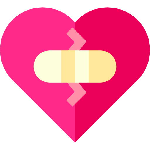 Free Icon | Broken heart