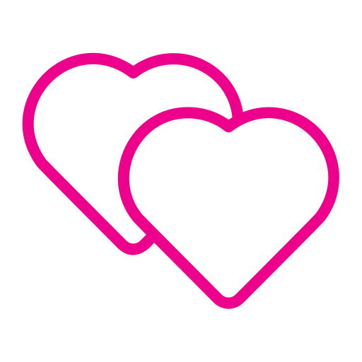 Heart Generic Outline Color icon