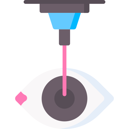 Eye surgery free icon