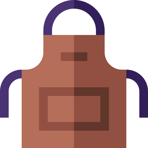 Apron Basic Straight Flat icon