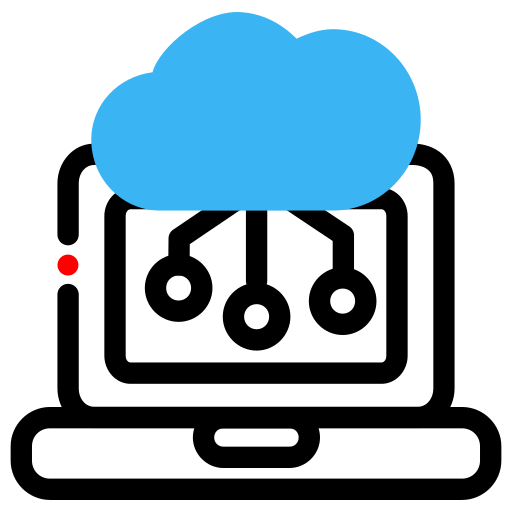 computación en la nube icono gratis