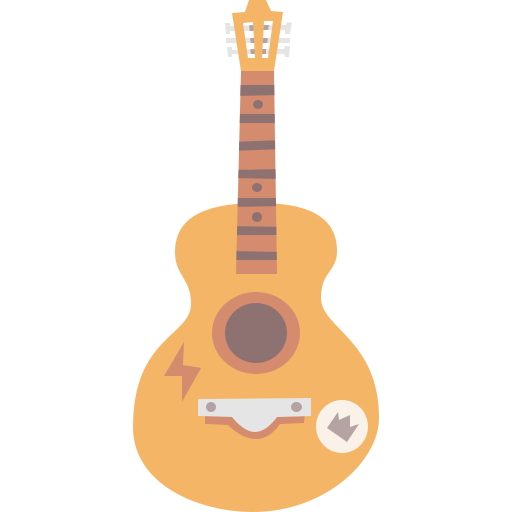 guitarra clasica icono gratis