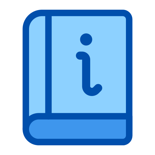 Guide book Generic Blue icon