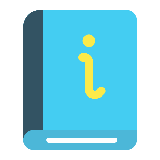 libro guía icono gratis