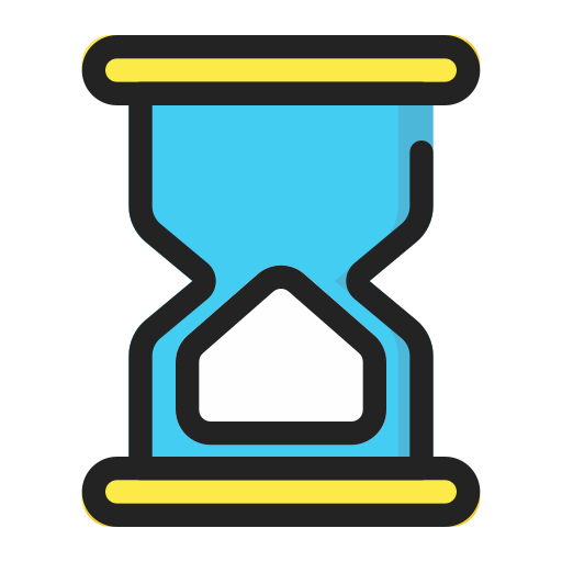 Hourglass Generic Outline Color icon