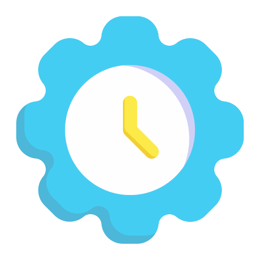 gestión del tiempo icono gratis