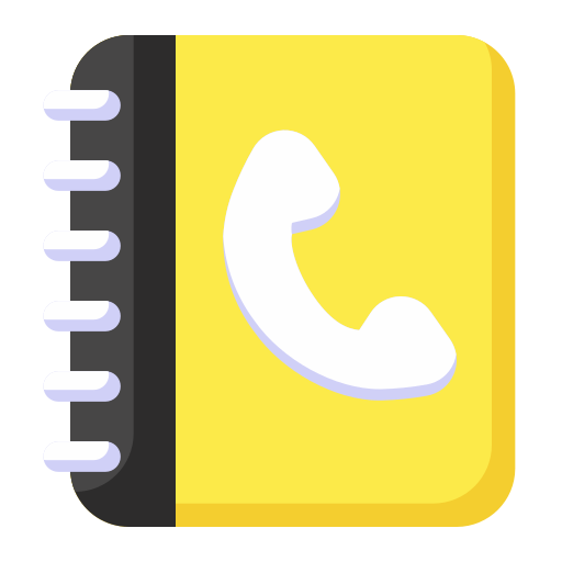 directorio telefónico icono gratis