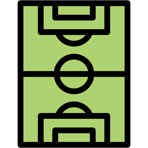 Soccer field Generic Outline Color icon