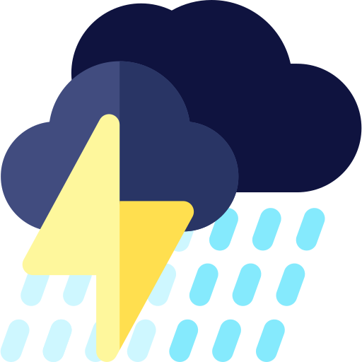 Rain Basic Rounded Flat icon