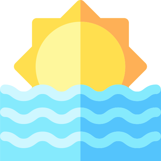 Sun Basic Rounded Flat icon