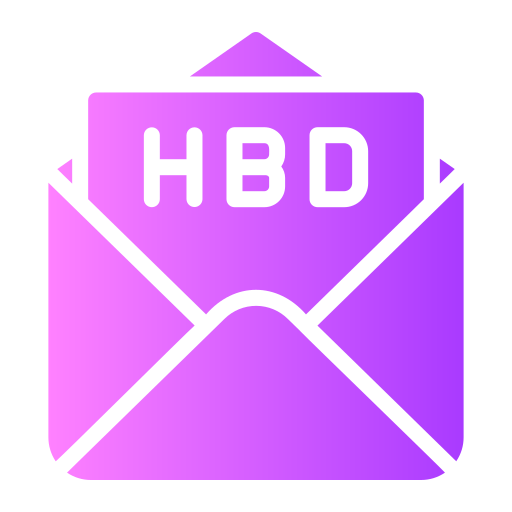 tarjeta de cumpleaños icono gratis