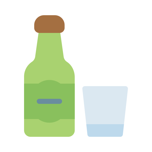 botella de vino icono gratis