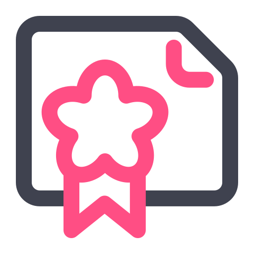zertifizierung kostenlos Icon zertifizierung kostenlos Icon