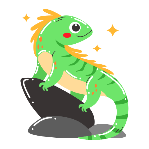 iguana gratis sticker