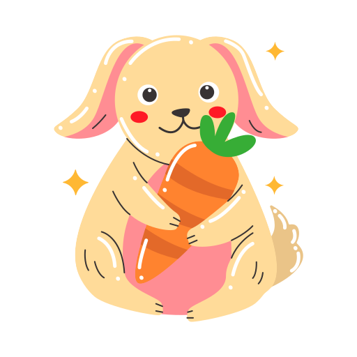 Rabbit free sticker Rabbit free sticker