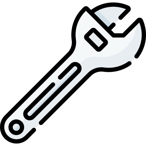 llave inglesa icono gratis