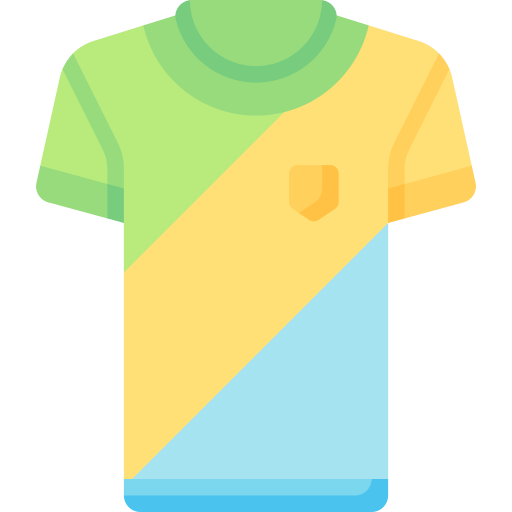 camiseta de fútbol icono gratis