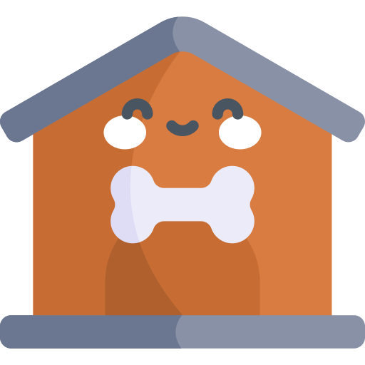 casa de perro icono gratis