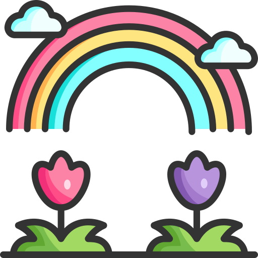 arco iris icono gratis