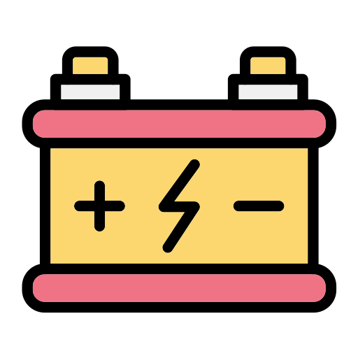 batería de coche icono gratis