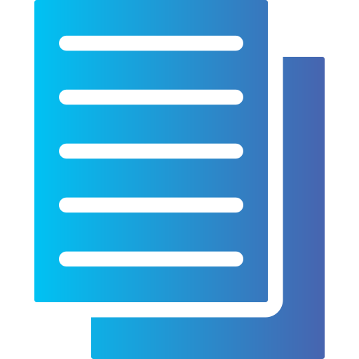 Document Generic Flat Gradient icon