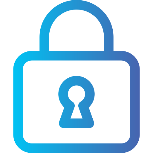 Padlock Generic Gradient icon