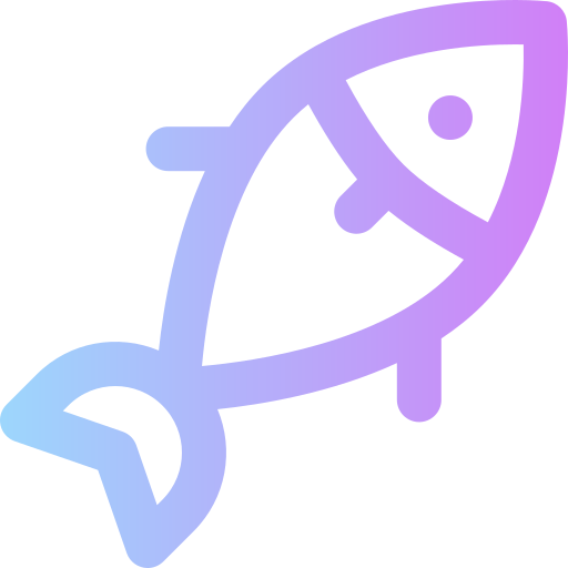 Fish Super Basic Rounded Gradient icon