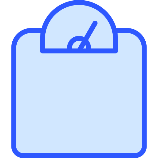 Body scale Generic Blue icon