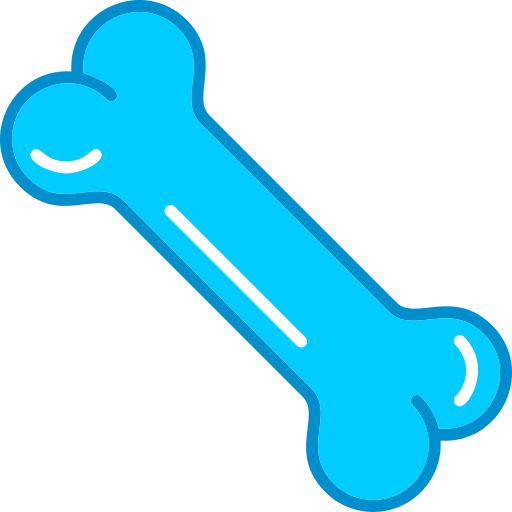 Bone Generic Blue Icon