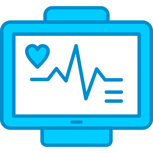 monitor de ecg icono gratis