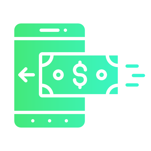 Mobile money free icon