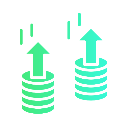 crecimiento del dinero icono gratis