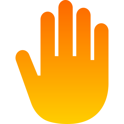 Hand Generic Flat Gradient icon