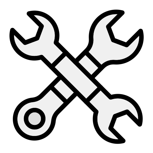 llave inglesa icono gratis