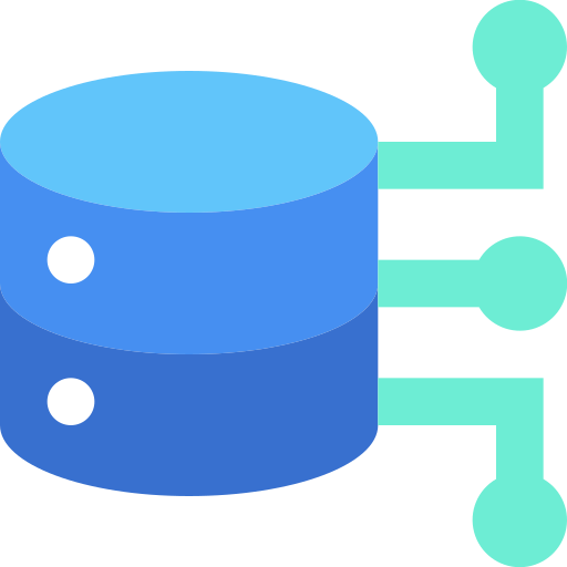 Database Generic Blue icon