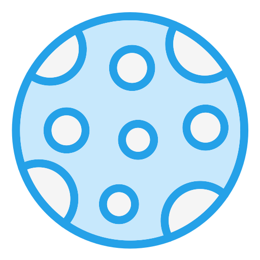 Full moon Generic Blue icon