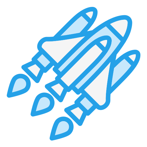 Space Shuttle Generic Blue icon