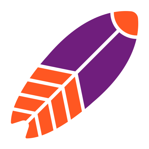 Surf board free icon