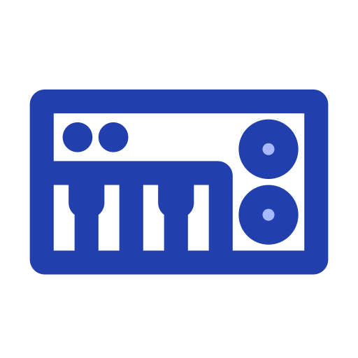 Piano Generic Blue icon