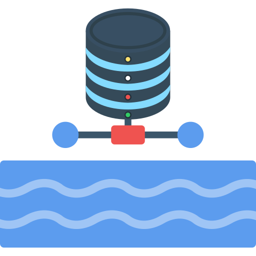 Data lake Generic Flat icon